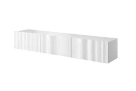 szafka-rtv-wiszaca-nicole-200-cm-biala-ryflowana