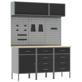 stol-warsztatowy-z-szuflada-8-szt-czarny-150-x-55-x-200-cm-stal