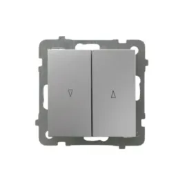 ospel-as-lacznik-wlacznik-zaluzjowy-z-blokada-mechaniczna-srebrny-10ax-250v