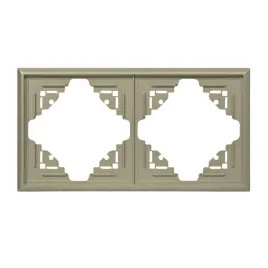abex-ramka-podwojna-2x-do-serii-luna-satyna-ip20-81x152x6mm-ra-2l