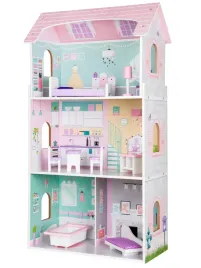 drewniany-domek-dla-lalek-mebelki-wysoka-rezydencja-jagodowa-ecotoys