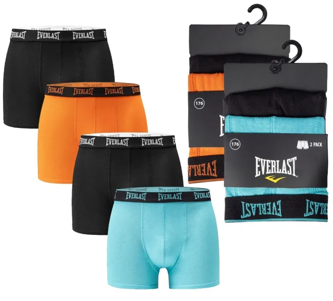 EVERLAST bokserki chłopięce 4PAK r. 152 mix