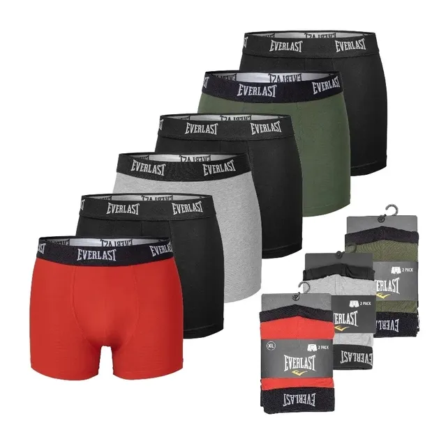 EVERLAST bokserki męskie bawełniane 6PAK r. XL mix