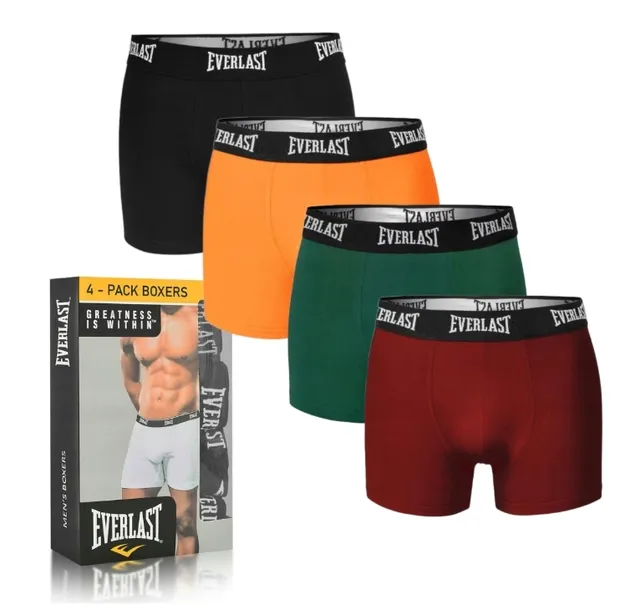 EVERLAST bokserki męskie bawełniane 4PAK r. XL mix
