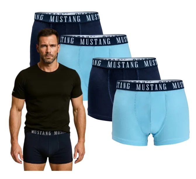 MUSTANG bokserki męskie bawełna 4PAK r. XXL