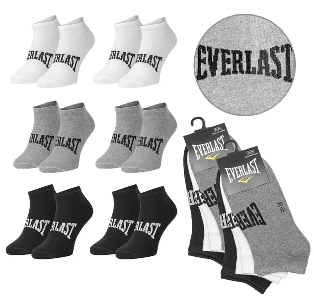 EVERLAST skarpety stopki 6PAK r. 39/42 multi