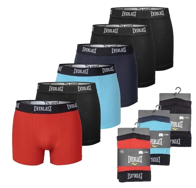 EVERLAST bokserki męskie bawełniane 6PAK r. XL mix