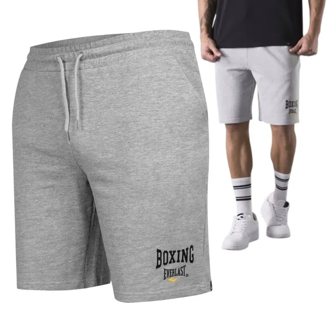 EVERLAST spodenki szorty sportowe BOXING r. S szare