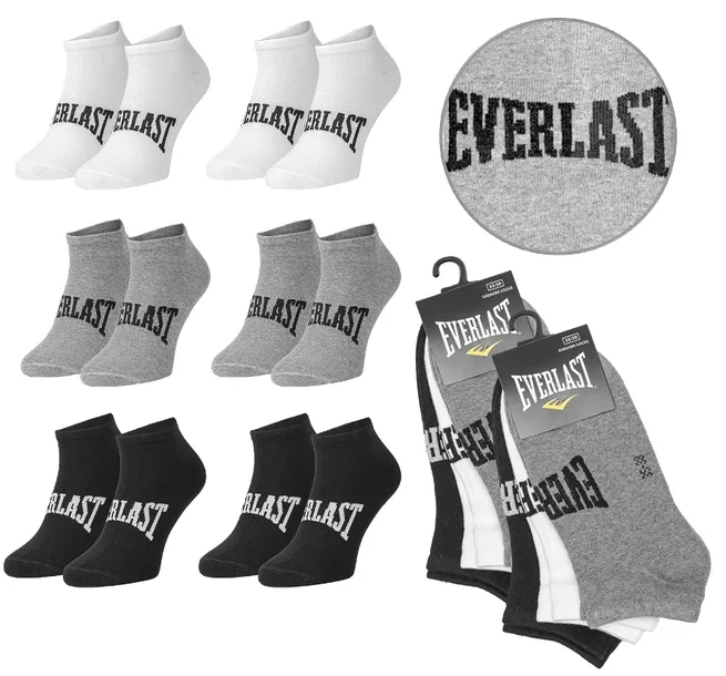 EVERLAST skarpety stopki 6PAK r. 43/46 multi