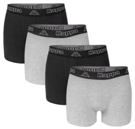 kappa-bokserki-meskie-bawelna-4pak-r-xxl-czarny-szary-melanz