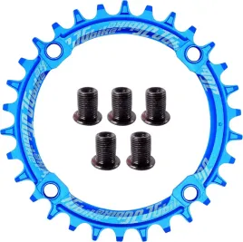 zebatka-przednia-rowerowa-niebieska-104mm-32t-mtb