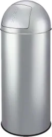 king-home-kosz-na-smieci-ze-stali-25-l-25-x-60-srebrny