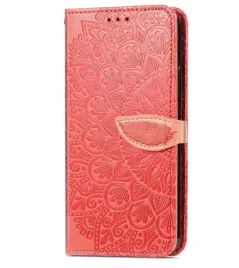 etui-do-xiaomi-11t-pro-czerwone-wytlaczana-mandala-z-kalpka-zamykane