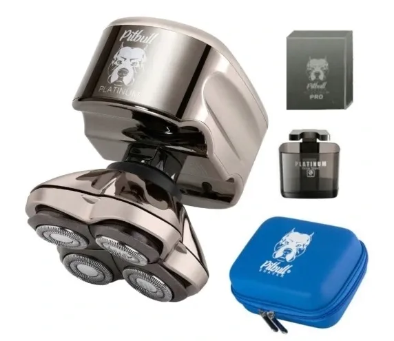 GOLARKA MĘSKA ELEKTRYCZNA Skull Shaver Pitbull Platinum PRO WŁOSY I ZAROST