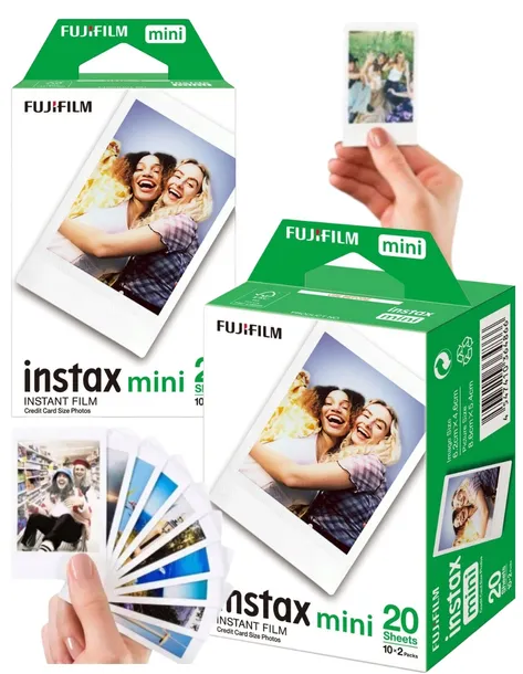 INSTAX MINI 11 WKŁADY FUJIFILM 20 SZTUK DO APARATU ZDJĘCIA KLISZE 8 9 11 12