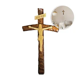 krzyz-na-sciane-drewniany-rzezbiony-32cm-brazowy
