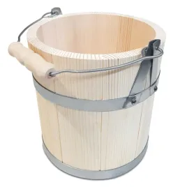 drewniane-wiadro-z-uchem-5l-studnia-sauna-donica-stal-nierdzewna