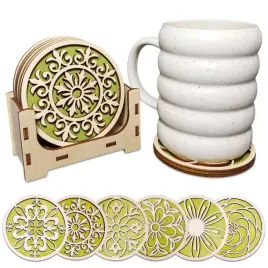 drewniana-podkladka-pod-kubek-3d-ze-stojakiem-prezent-zielone-6-szt