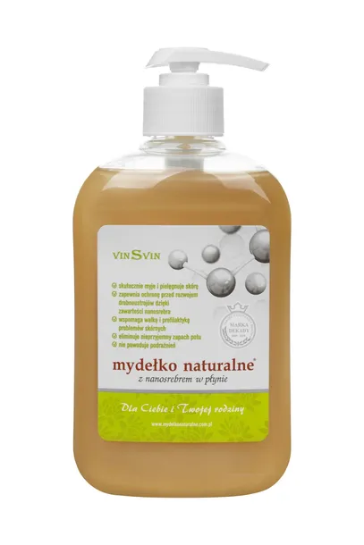 Vinsvin Mydło Naturalne ze srebrem 500ml