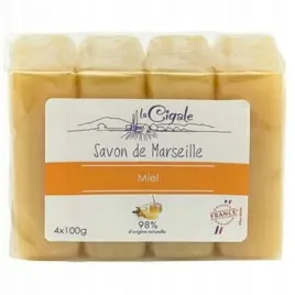 la-cigale-mydlo-marsylskie-4x100g-honey