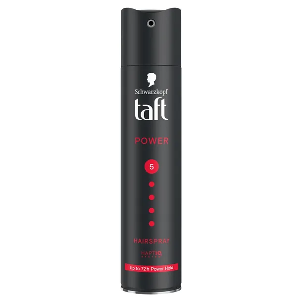 Taft lakier 250ml Power Coffeine 5 czarny