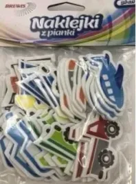 naklejki-z-pianki-transport-35szt