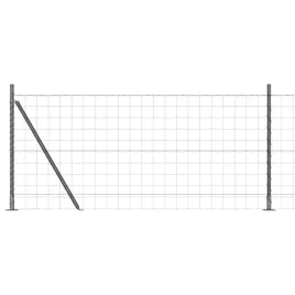 ogrodzenie-z-slupkiem-szary-1-x-10-m-stal