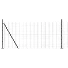 ogrodzenie-z-slupkiem-szary-1-x-10-m-stal-i-pvc