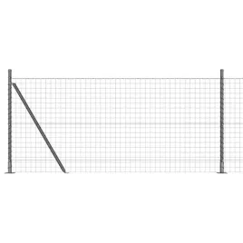 ogrodzenie-z-slupkiem-szary-1-x-10-m-stal-i-pvc