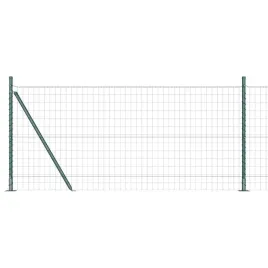 ogrodzenie-z-slupkiem-zielony-1-x-25-m-stal-i-pvc