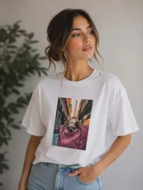 t-shirt-z-nadrukiem-paryski-piesek-madame-sue-bialy