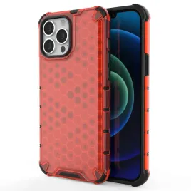 honeycomb-etui-pancerny-pokrowiec-z-zelowa-ramka-iphone-13-pro-max-czerwony