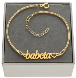 zlota-bransoletka-dla-babci-babcia-prezent-na-dzien-babci-srebro-925-grawer