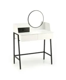 toaletka-sonia-z-lustrem-35-cm-biala-czarna-3-szuflady