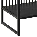 regal-strington-niski-czarny-stan-nowy-material-plyta-laminowana