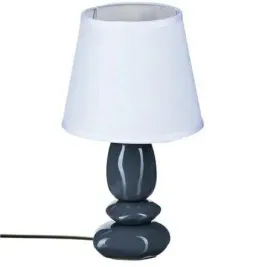 lampa-luis-ceramiczna-granatowo-biala-bawelniany-klosz