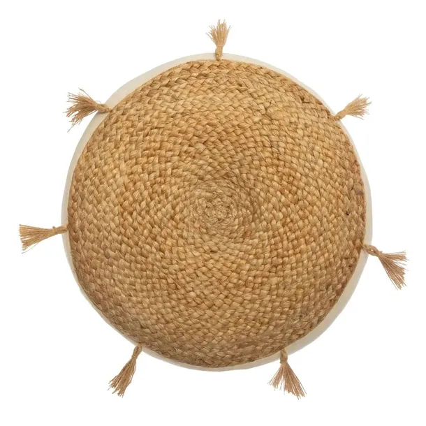 jutowa-poduszka-ritual-okragla-boho-stan-nowy-kolor-bezowy