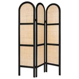 parawan-sana-120x170cm-czarny-naturalny-rattan