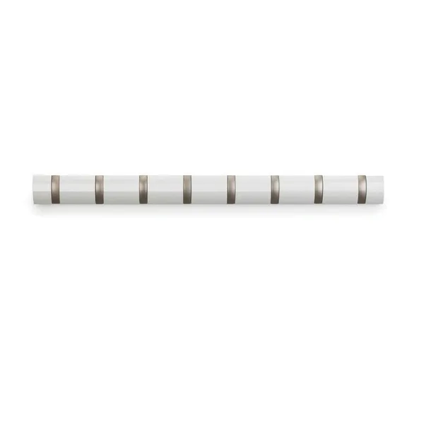 wieszak-scienny-do-przedpokoju-flip-hook-8-bialy-wysokosc-mebla-7-cm