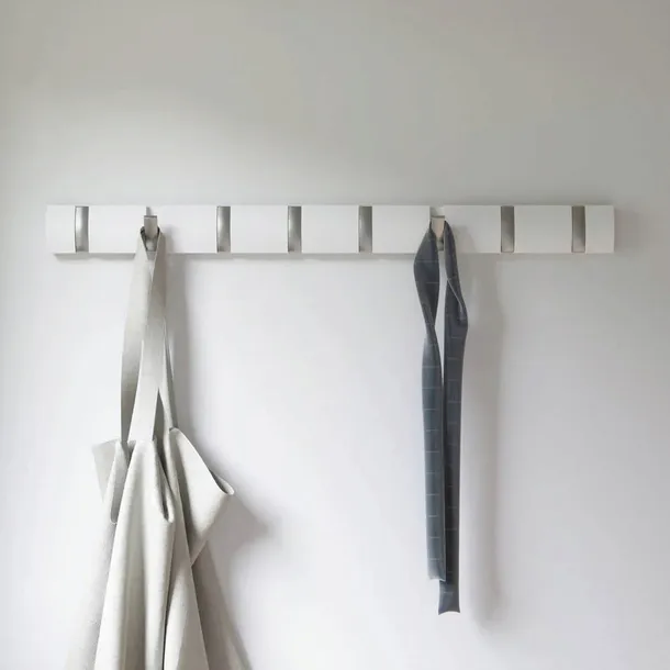 wieszak-scienny-do-przedpokoju-flip-hook-8-bialy-stan-nowy-marka-umbra