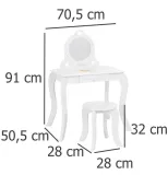 toaletka-dziecieca-z-taboretem-biala-kod-producenta-127183