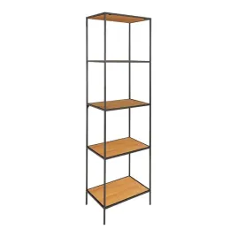 regal-vita-waski-dab-naturalny-5-polek-metalowy