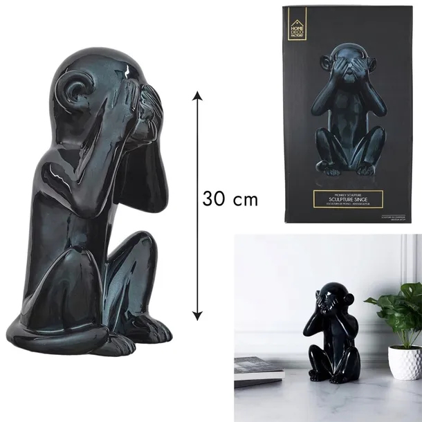 figurka-monkey-czarna-l-stan-nowy-kolor-czarny