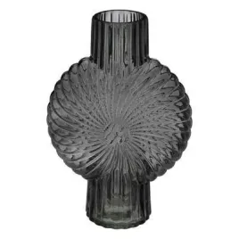 wazon-shell-szary-szklany-32cm