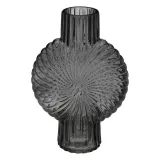 wazon-shell-szary-szklany-32cm-kolor-szary