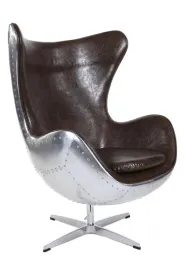 fotel-jajo-aluminium-brazowa-skora-sztuczna-egg