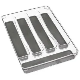organizer-do-szuflady-5-przegrodek-szary