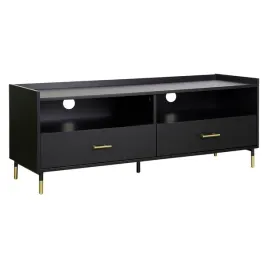 szafka-rtv-czarna-tedy-z-szufladami-120x467x40-cm