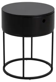szafka-nocna-czarna-polo-metalowa-mdf-okragla-loft