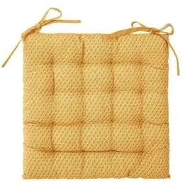 poduszka-na-krzeslo-kwadratowa-38cm-zolta-z-bawelny-pikowana